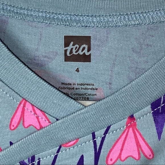 Tea Collection Floral Wrap Neck Dress -NEW! - Picture 2 of 12